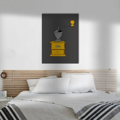 'Koffie alsjeblieft!' artprint, verschillende opties