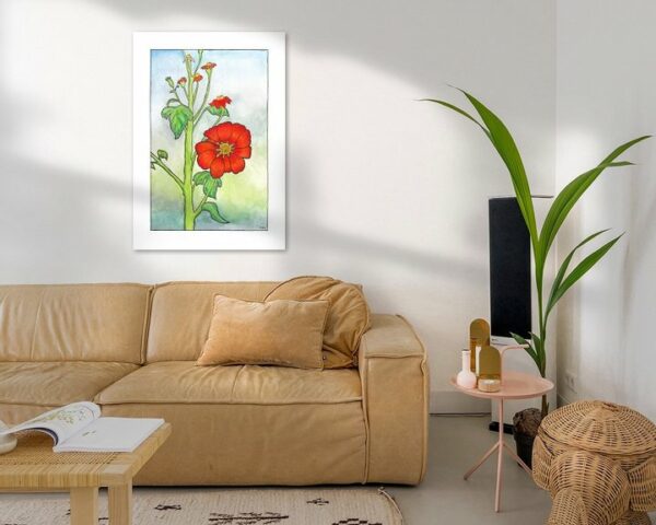 Tithonia, artprint (verschillende opties)