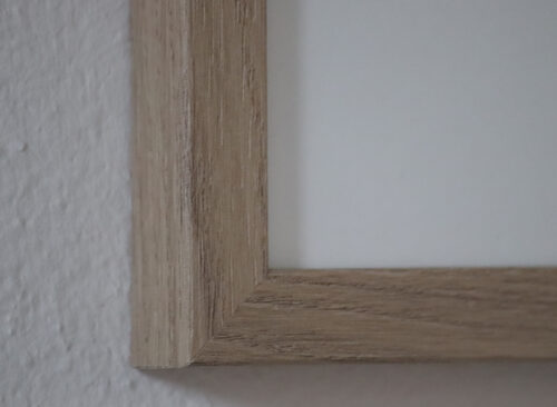 Hoge kwaliteit artprint van gouacheschilderij 'Toscane', met eiken lijst - Afbeelding 6