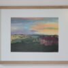 Hoge kwaliteit artprint van gouacheschilderij 'Toscane', met eiken lijst - Afbeelding 2
