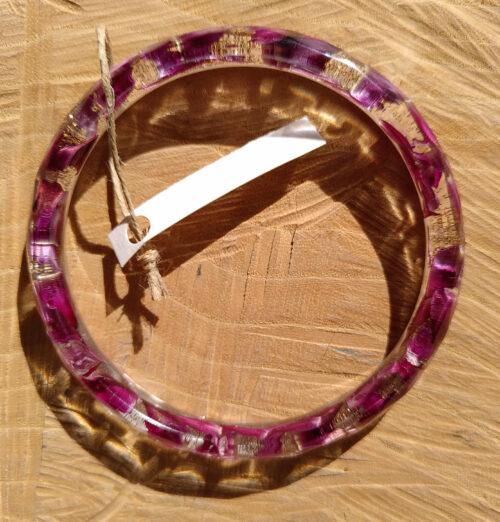 Armband van resin, sprankelend - Afbeelding 2