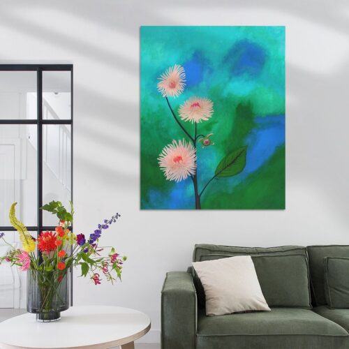 Art print Cactusdahlia's, via Werk aan de Muur