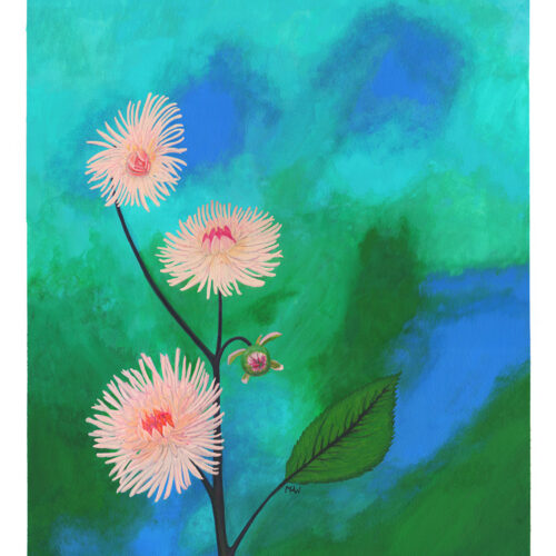 Origineel werk: Dahlia's 2